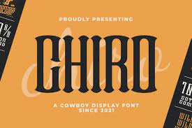 Chiro Font preview